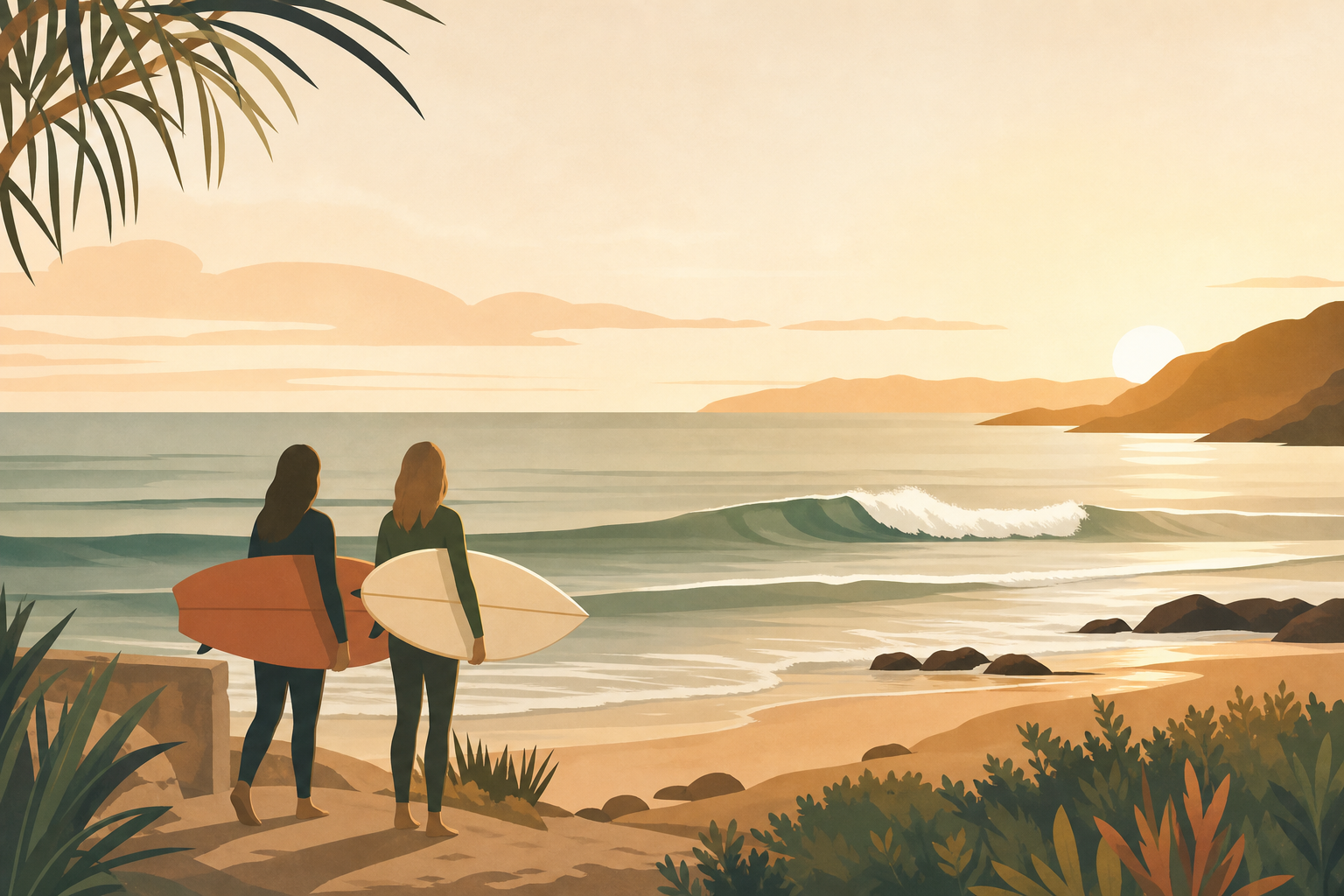 Surfing in Japan Map: How to Plan a Hyuga Base Around Okuragahama and Kanegahama のイメージ 1